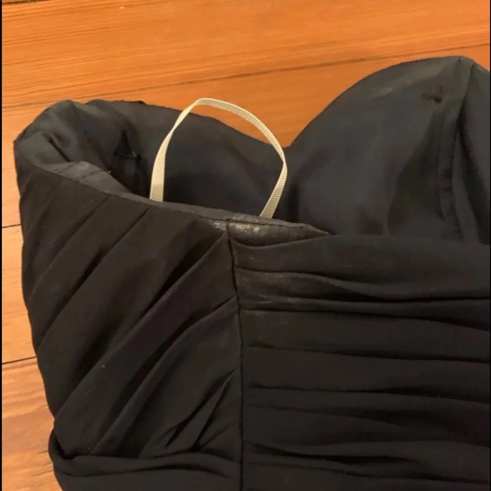 Strapless Navy Blue Cocktail/Prom Dress - Picture 3 of 4